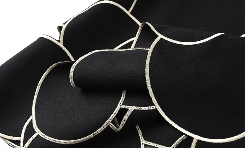 

ZUOMAN Women Autumn Elegant Embroidery Dress Female High Quality A-Line Robe Femme Fashion Designer Office Party Vestidos