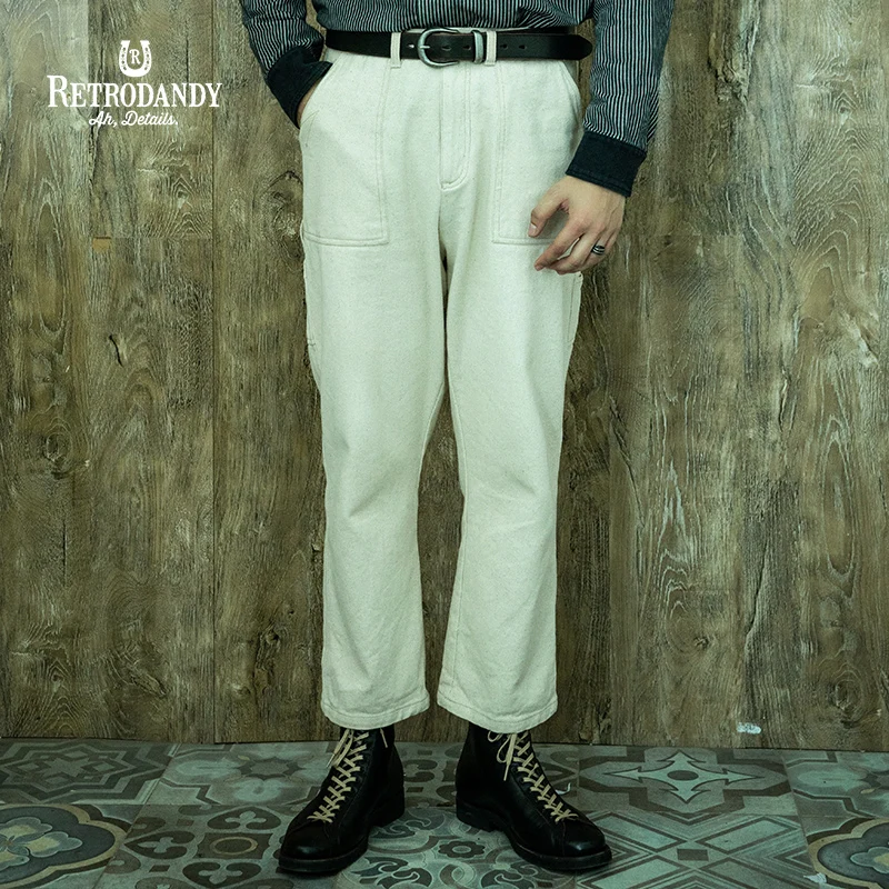 

Ретро стиль мужской художник модная винтажная Ретро Amekaji Steetwear Jogger рабочие брюки городские