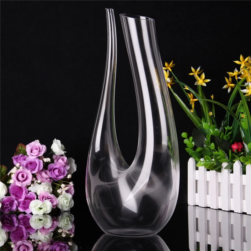

1500ML Big Decanter Handmade Crystal Red Wine Brandy Champagne Glasses Decanter Bottle Jug Pourer Aerator For Family Bar