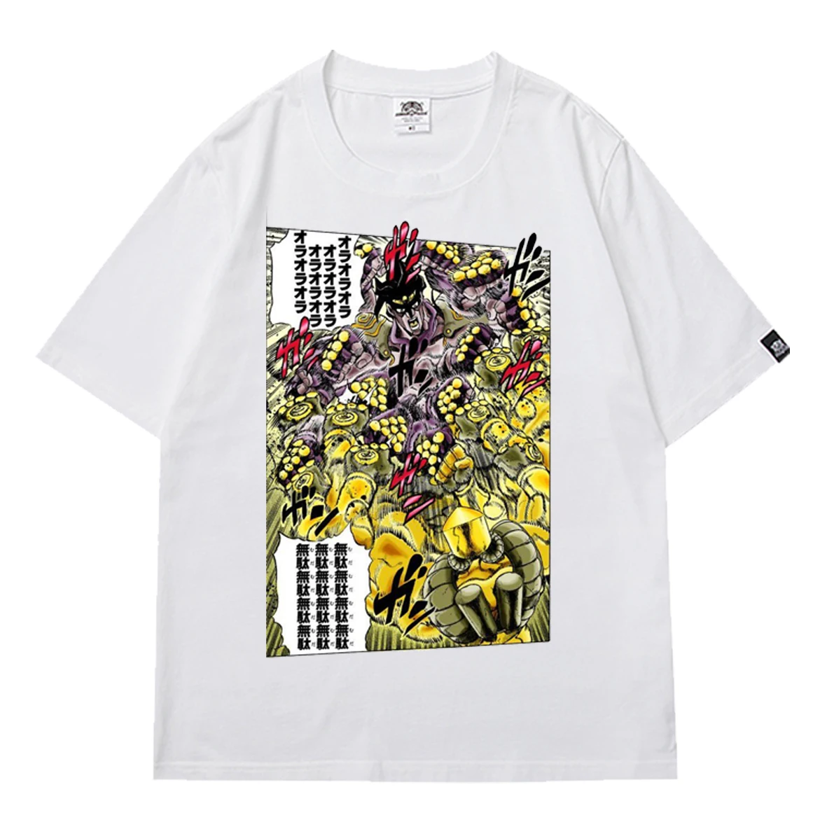 

Hot T-shirts JoJo's Bizarre Adventure Female Summer Tops Y2k Anime Harajuku Tshirt Fun Cartoon Women T-shirt Unisex Street Tee