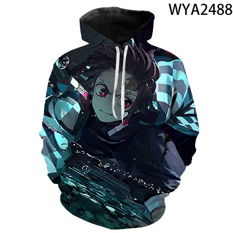 

Kimetsu No Yaiba Demon Slayer Streetwear Boy Girl Kids 3D Printed Hoodies Sweatshirts Men Women Children Pullover Jacket