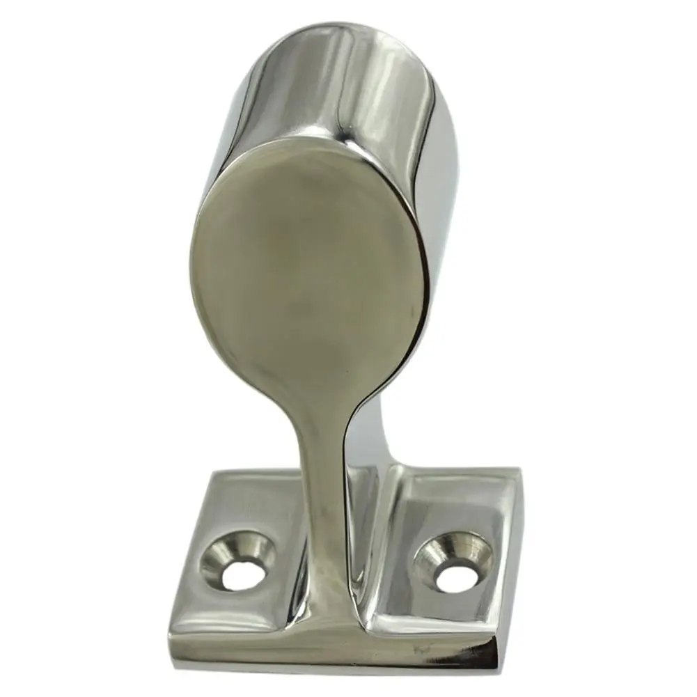 

Marine Boat Hand Rail Base 60 Degree End-Right/Center/Front-Lift Stanchion Stainless Steel 7/8 Inch Tube OD Marine Boat Yacht
