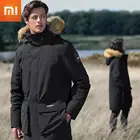 Куртка Xiaomi Youpin Arctic Extreme Cold, пуховик средней длины с гусиным пухом, мужская и женская зимняя большая стеганая куртка, теплое пальто высокого качества