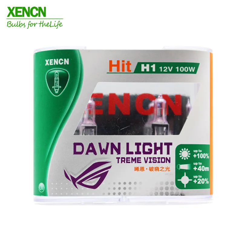 XENCN H1 12V 100W P14.5s 3800K второе поколение рассвет светильник Замена апгрейд автомобильный головной светильник s супер яркие Галогенные Авто лампы 2 шт