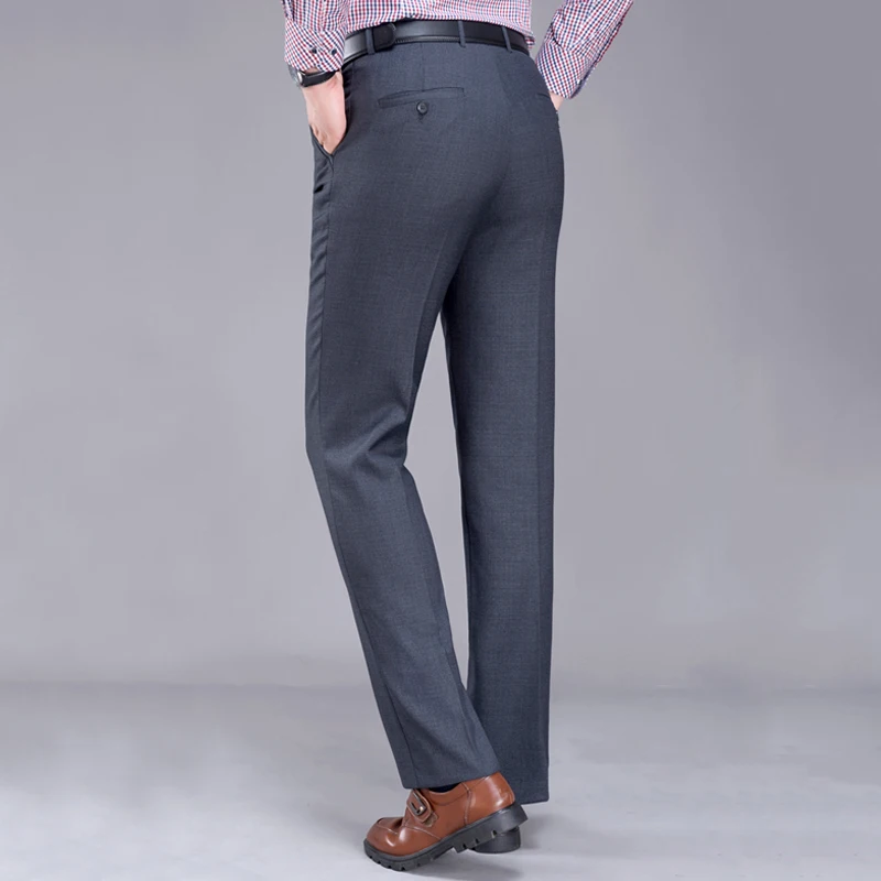 Mu Yuan Yang зимние утепленные рабочие брюки деловые повседневные со средней талией