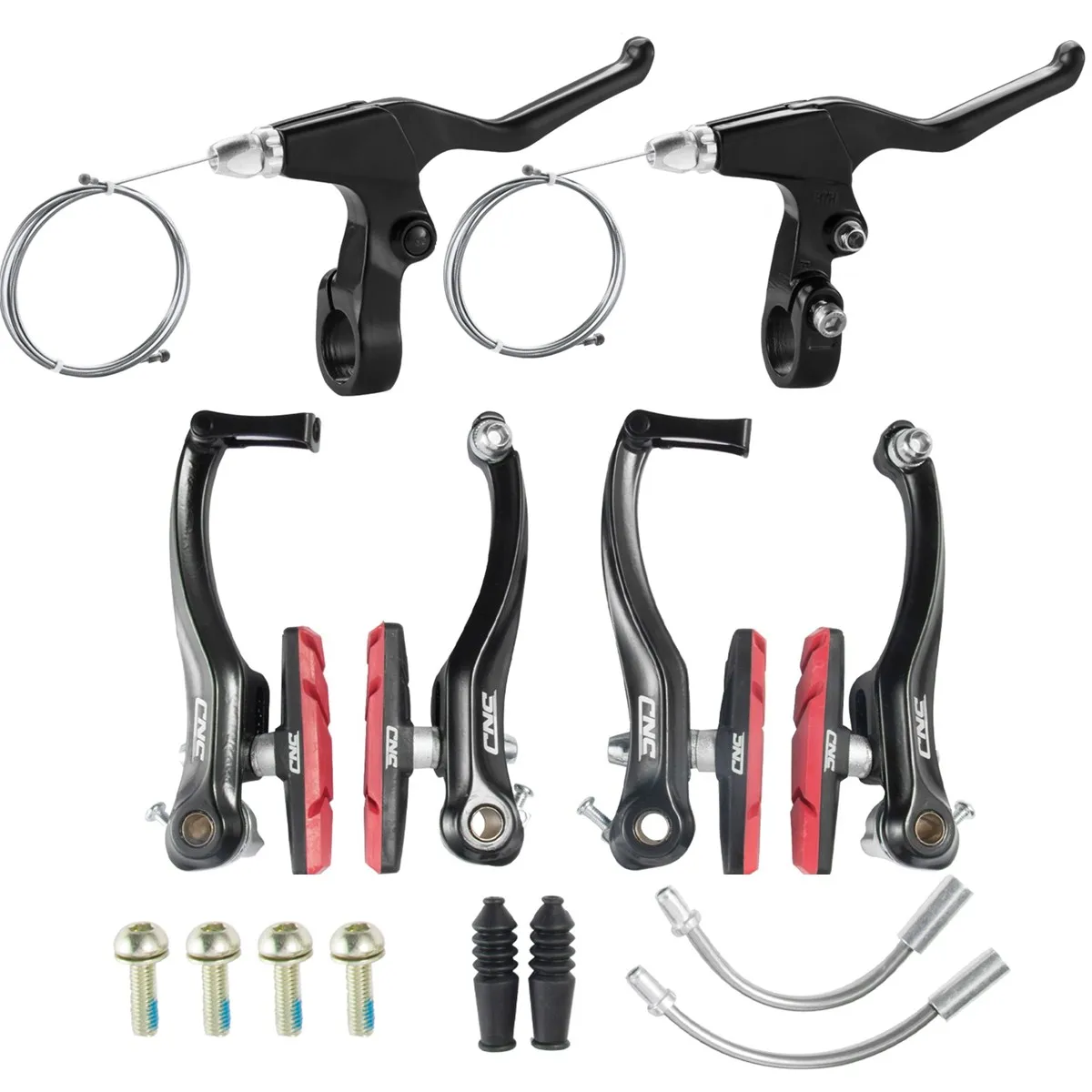 Комплект тормозов для велосипеда с ЧПУ передний и задний тормоз горного