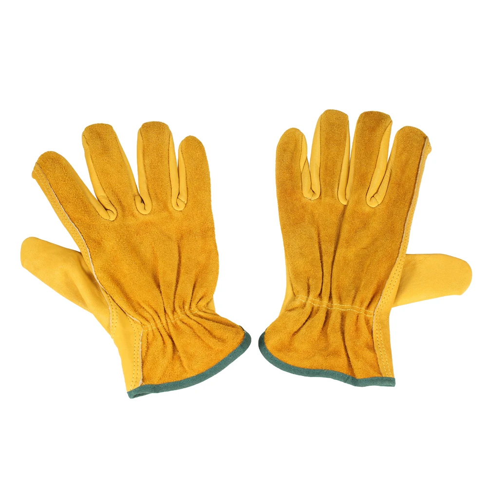 Рабочие перчатки из воловьей кожи для мужчин защитные садоводства копания