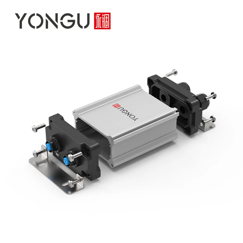 YONGU M06 водонепроницаемый корпус IP68 черный серебряный цвет антикоррозийный