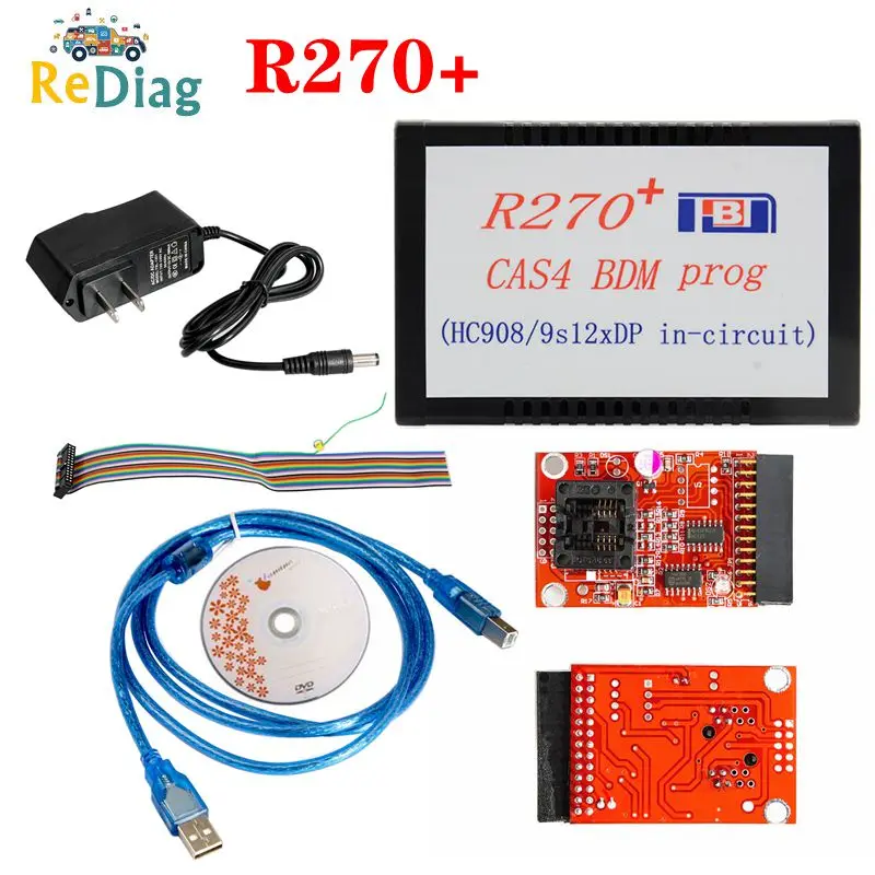 Высококачественный программатор R270 + V1.20 Auto CAS4 BDM профессиональный для bmw key prog |