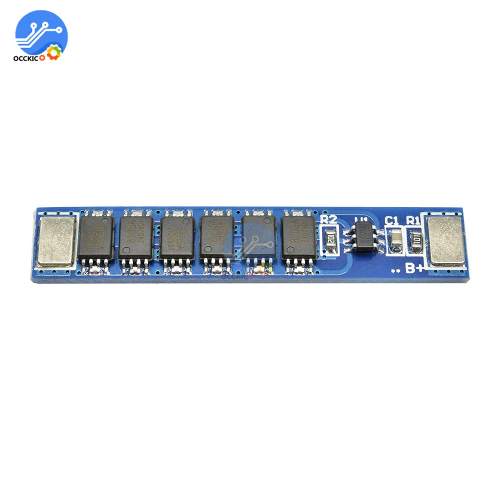 Защитная плата BMS 1S 5A 10A 15A 3 7 V 18650 заряда литиевой батареи 3MOS 4MOS 6MOS PCM защита от