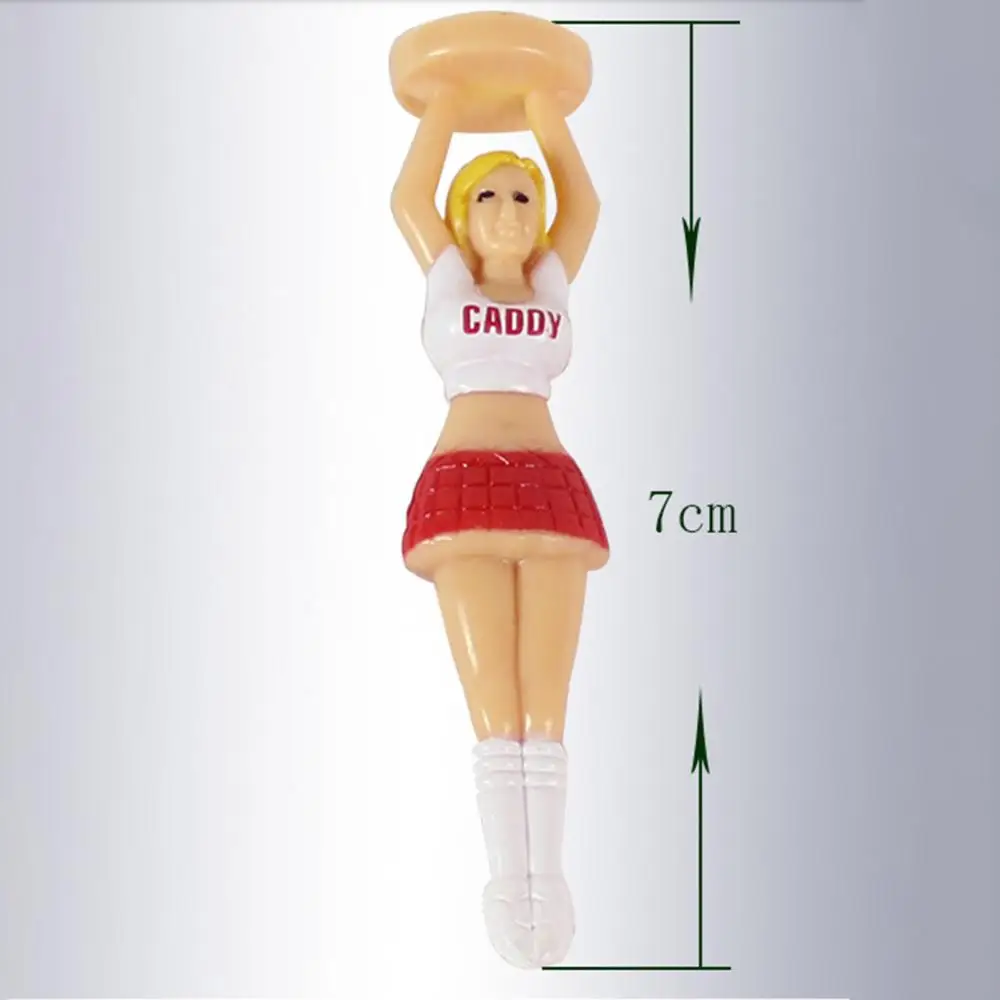 

50% Hot Sale 5Pcs Mini Beauty Shape Golf Ball Tees Standing Holder Outdoor Sport Accessory ABS Golf Tee