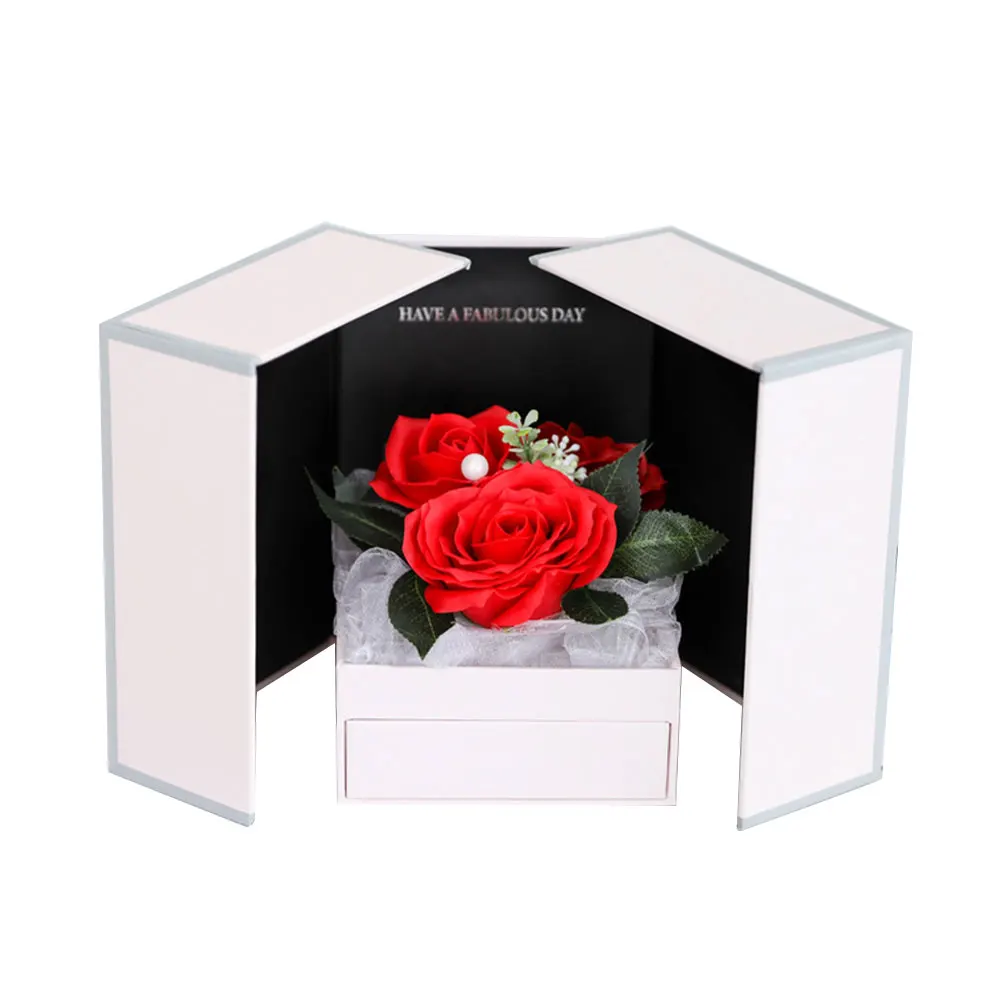 Креативное свадебное мыло розы цветы для ванны питание тела с коробкой