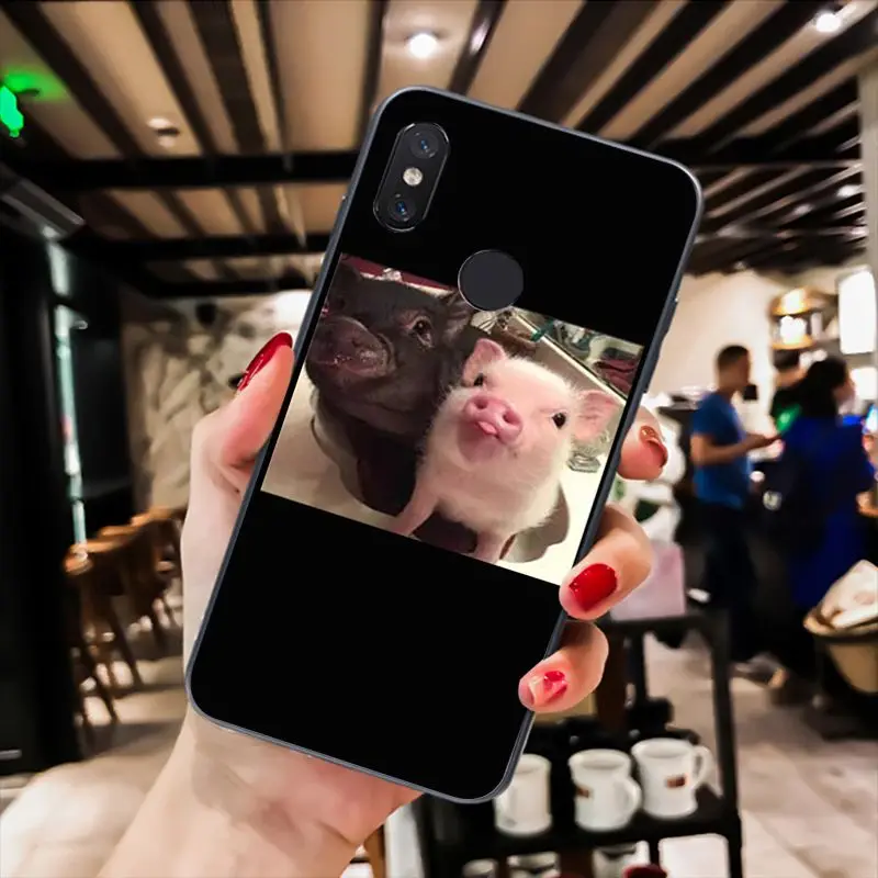 MaiYaCa милый маленький розовый питомец свинка чехол для телефона Xiaomi mi5 6 A1 A2 Lite Mi9 9SE