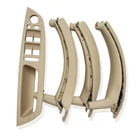 Обновленная внутренняя дверная ручка LHD RHD с кожаным чехлом в сборе, полный комплект для BMW X5 X6 E70 E71 E72 2007-2013