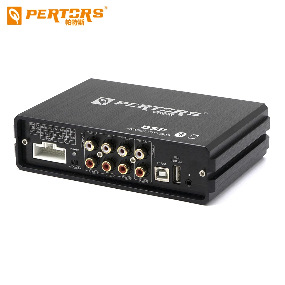 Автомобильный интеллектуальный аудио процессор 4X68W усилитель для обработки