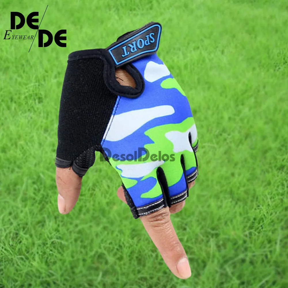 Детские перчатки без пальцев Нескользящие ультратонкие дышащие с открытыми