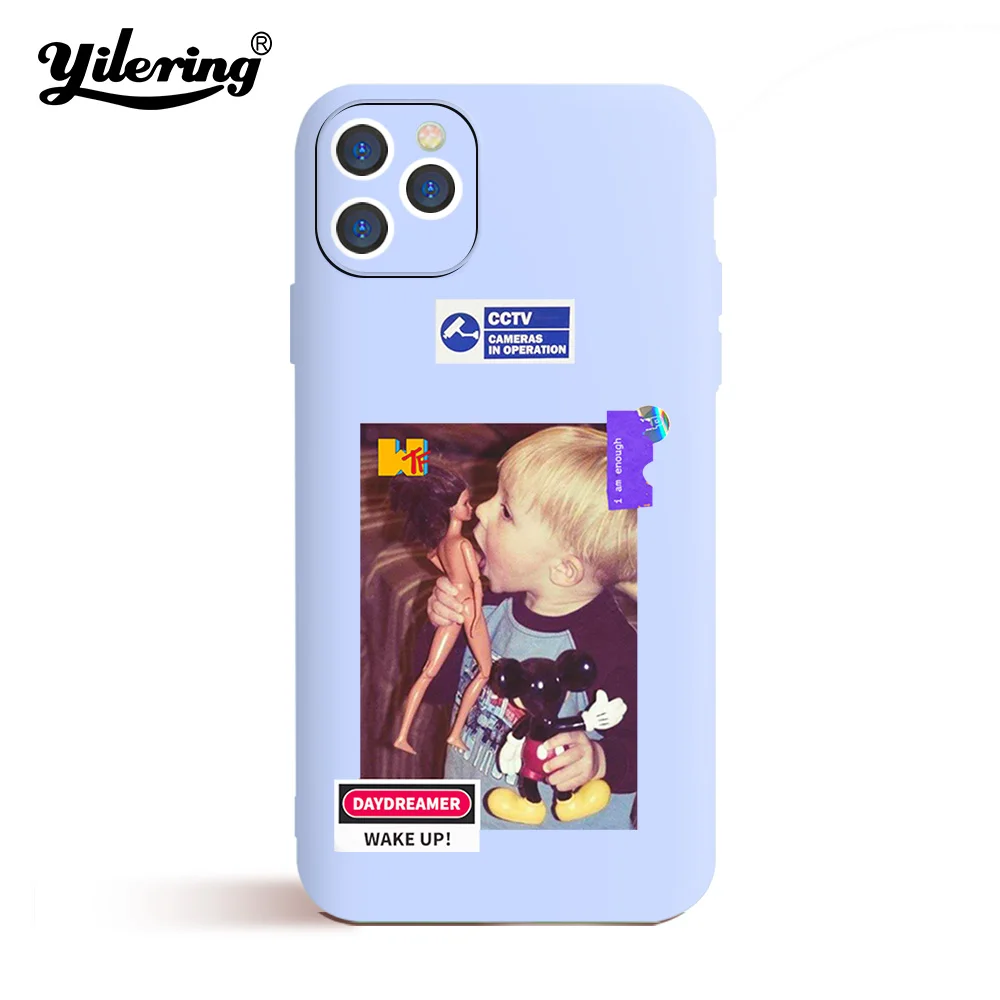 Fashion Funny Boys  For Case iPhone 11 Pro XS Max XR X 12 Mini Pro dark night green Case for iPhone SE 2020 7 8 Plus XS X Cover