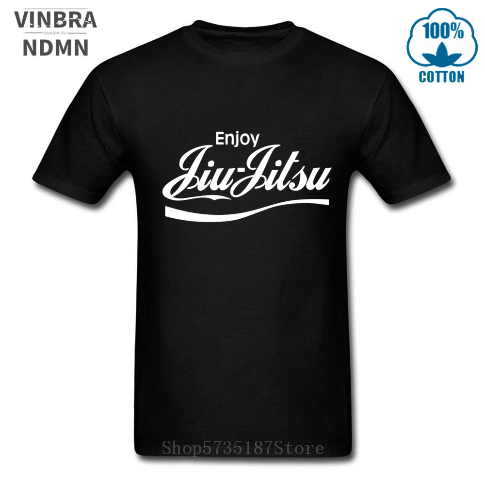 Футболки Enjoy Jiu Jitsu Мужская футболка BJJ забавная бразильская GI футболки MMA JUDO