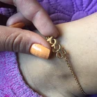 Браслет на щиколотку для женщин, из нержавеющей стали