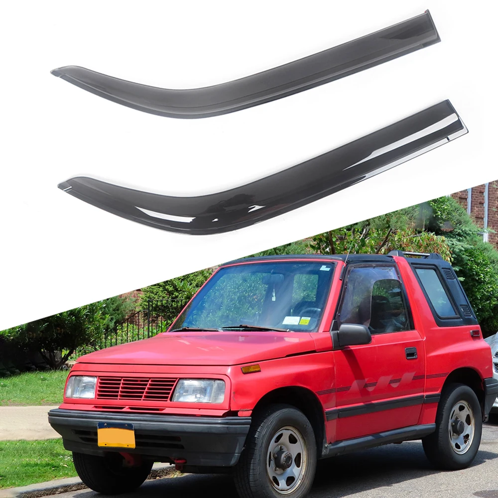 

Козырек тонированный черный для боковых окон автомобиля Chevrolet Tracker 1989-2004