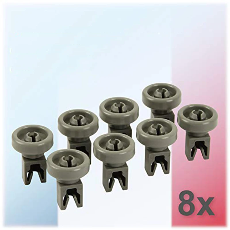 8 роликов с верхней корзиной для посудомоечной машины (1 комплект) подходящие