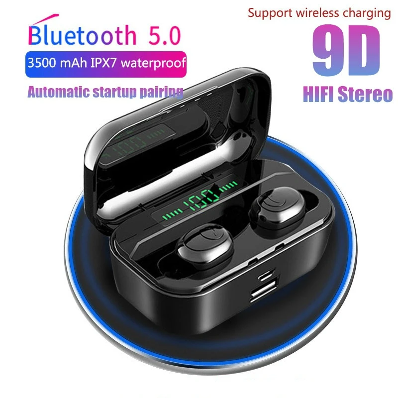 Yueetc G6S наушники-вкладыши TWS с Блютуз наушники беспроводные bluetooth свободные руки