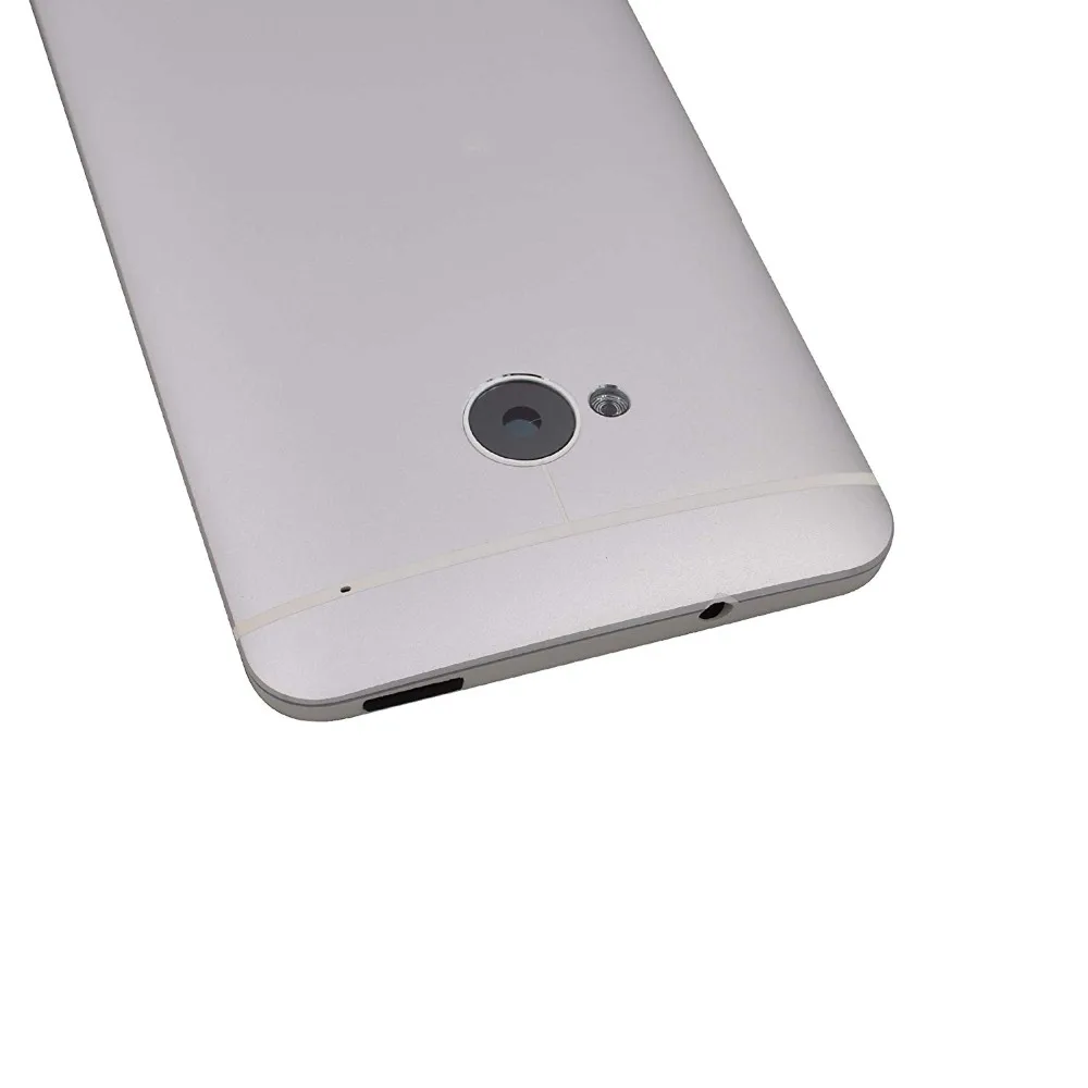 Для htc one M7 801e 801n Крышка батарейного отсека задняя крышка корпуса задняя крышка для htc ONE M7 замена крышки батарейного отсека части