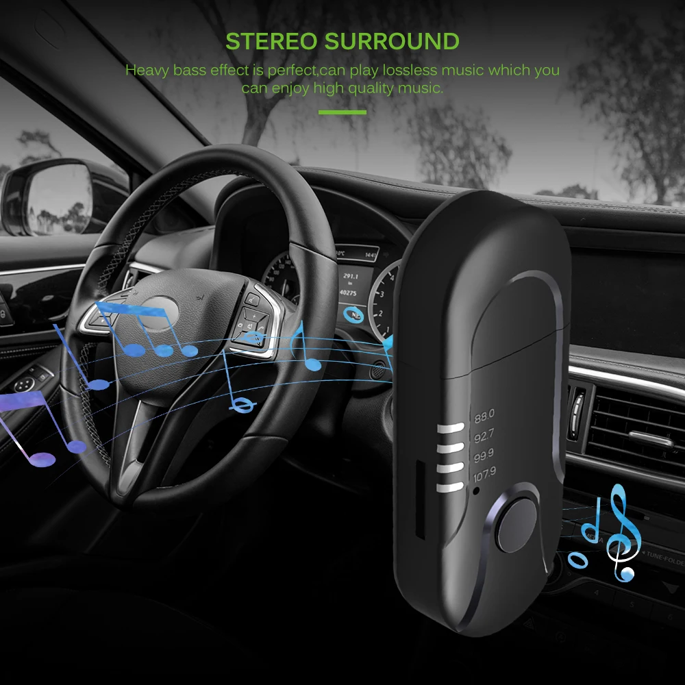 FM трансмиттер автомобильный с поддержкой Bluetooth и USB|Автомобильный комплект Bluetooth|