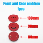 1 шт. 3D ABS 80 мм 90 мм 100 мм логотип переднего и заднего автомобиля наклейка на задний бампер задняя дверь багажник Автомобильная Задняя эмблема аксессуары SKD