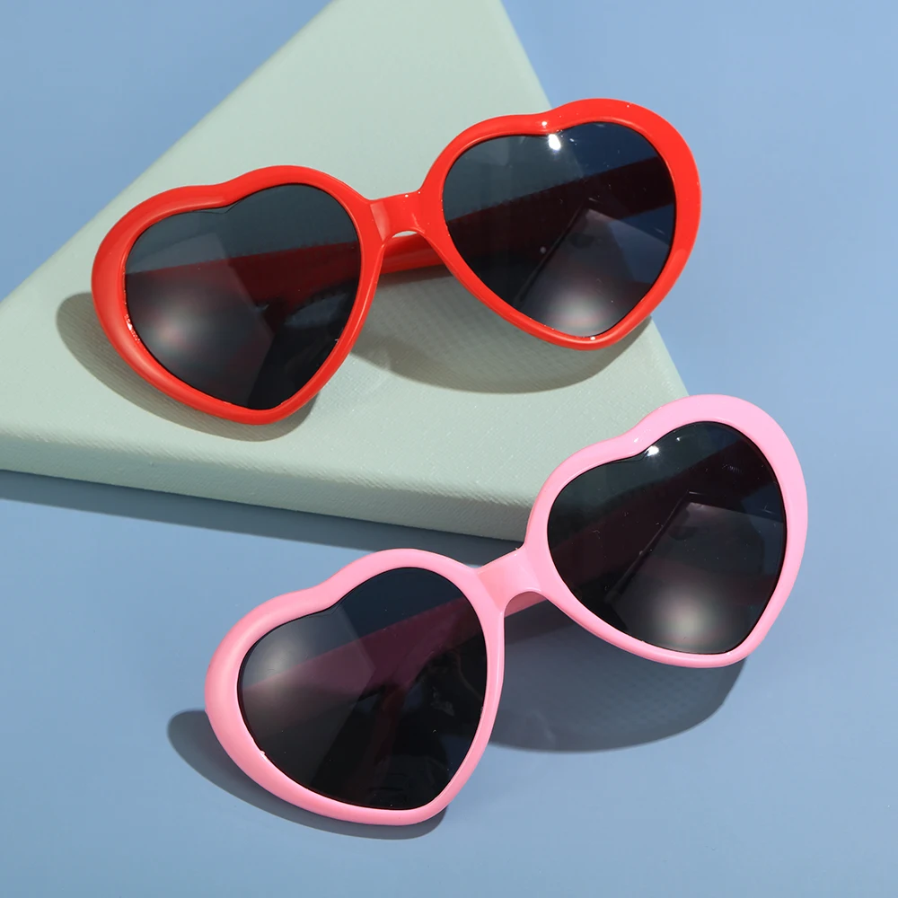 Женские солнцезащитные очки с дифракционными линзами в форме сердца | Аксессуары