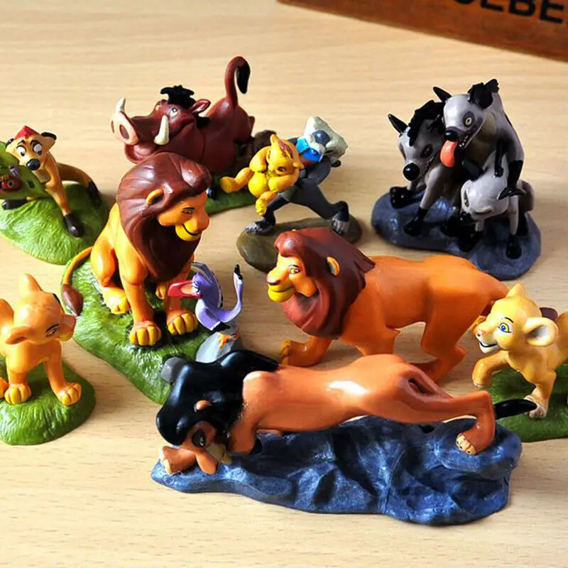 Король Лев Simba Nala Timon модель Фигурка ПВХ Фигурки Классические Игрушки для