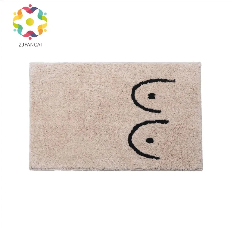 Абстрактный геометрический Европейский флокирующий коврик домашний