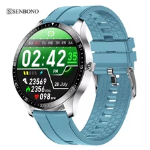 SENBONO S80 Smartwatch women Sports Fashion Clock Fitness Tracker IP68 Waterproof Sleep Heart rate detection Smart watch Men