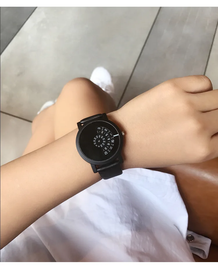 Часы наручные мужские кварцевые в минималистичном стиле креативные крутые с