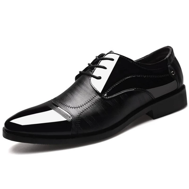 Туфли мужские из ПУ кожи повседневные лоферы модные брендовые дизайнерские
