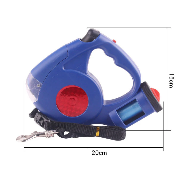 3 в 1 LED освещение Выдвижной Поводок для собак автоматический поводок щенков кошек