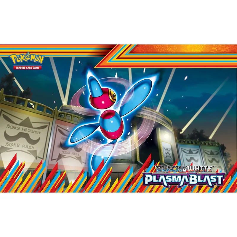 Takara Tomy большой игровой коврик Pokemon Plasma Blast версия TCG настольная карточная | Карточные игры -4000744946172