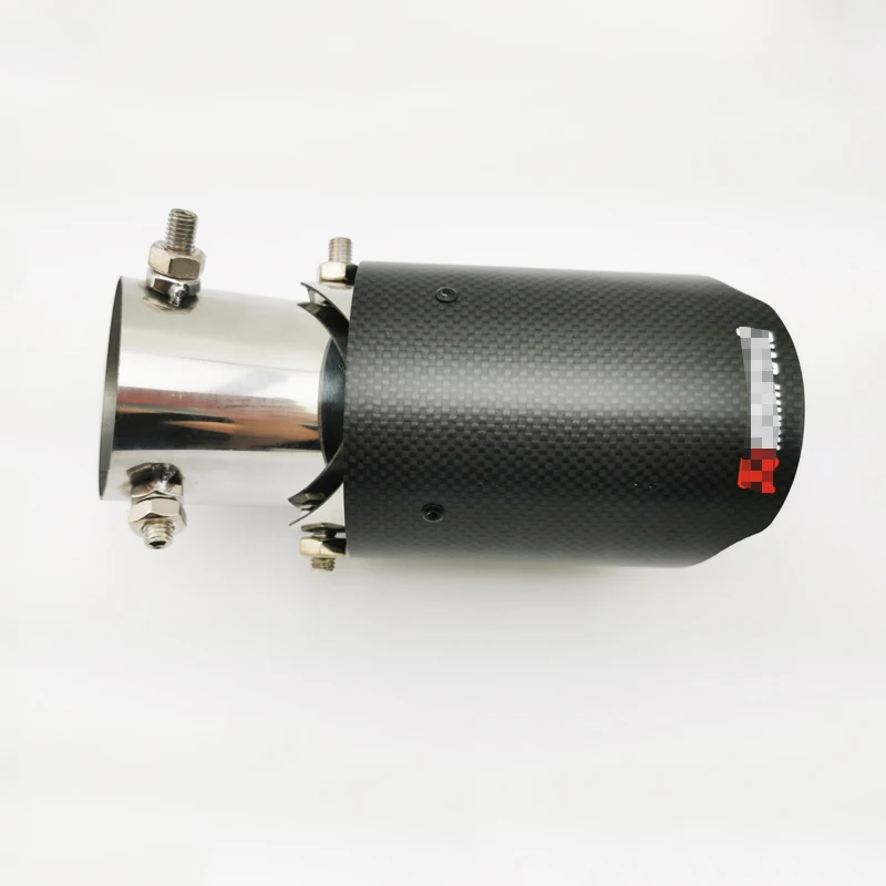 

Car Tail Throat Carbon Fiber Black Exhaust Pipe Muffler for Suzuki Jimny JB64 Jb74 2018-2020 Tail Throat Muffler Tip Pipe