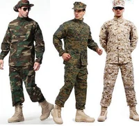man camouflage suit sets army military uniform combat airsoft war game uniform jacket pants uniform for outdoor hunting
