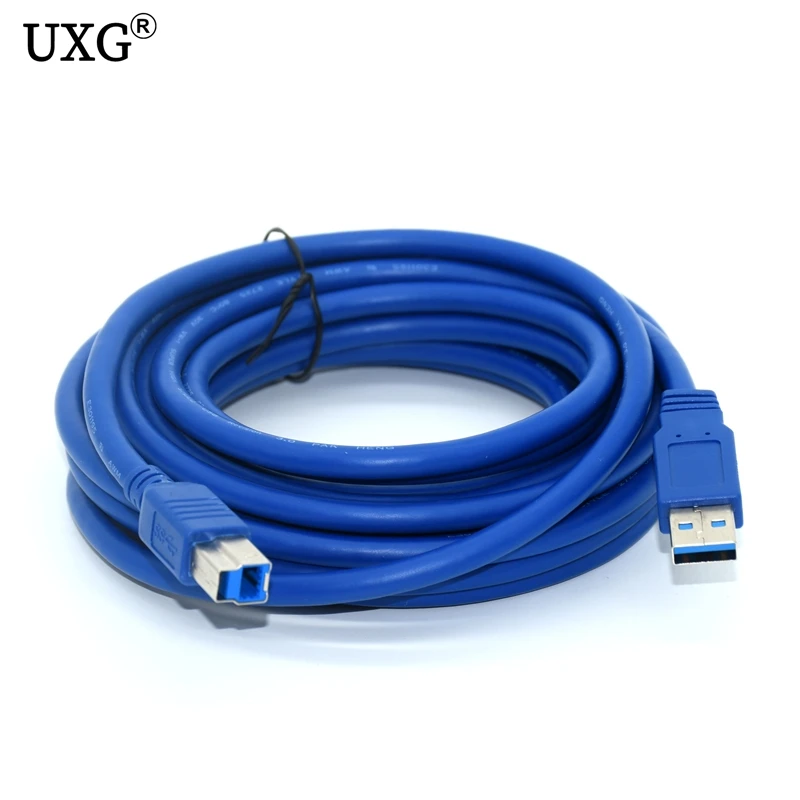 

USB Printer Cable Type A Male To B Male Scanner USB 3.0 2.0 Extension Printer Cable For Canon Epson HP HDD 0.3M 0.6M 1M 3M 5M