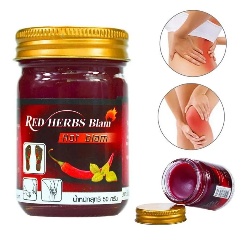 Тайский капсацин активный масляный бальзам для облегчения ревматической боли и