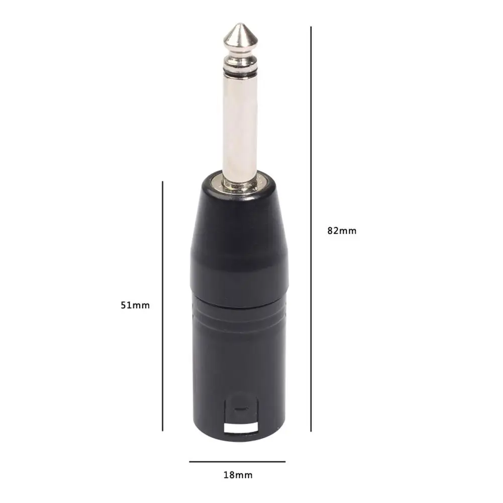 6 35 мм 1/4 &quotмоно штекер к XLR 3Pin аудио разъем 3pin конвертер адаптер разъем|Коннекторы