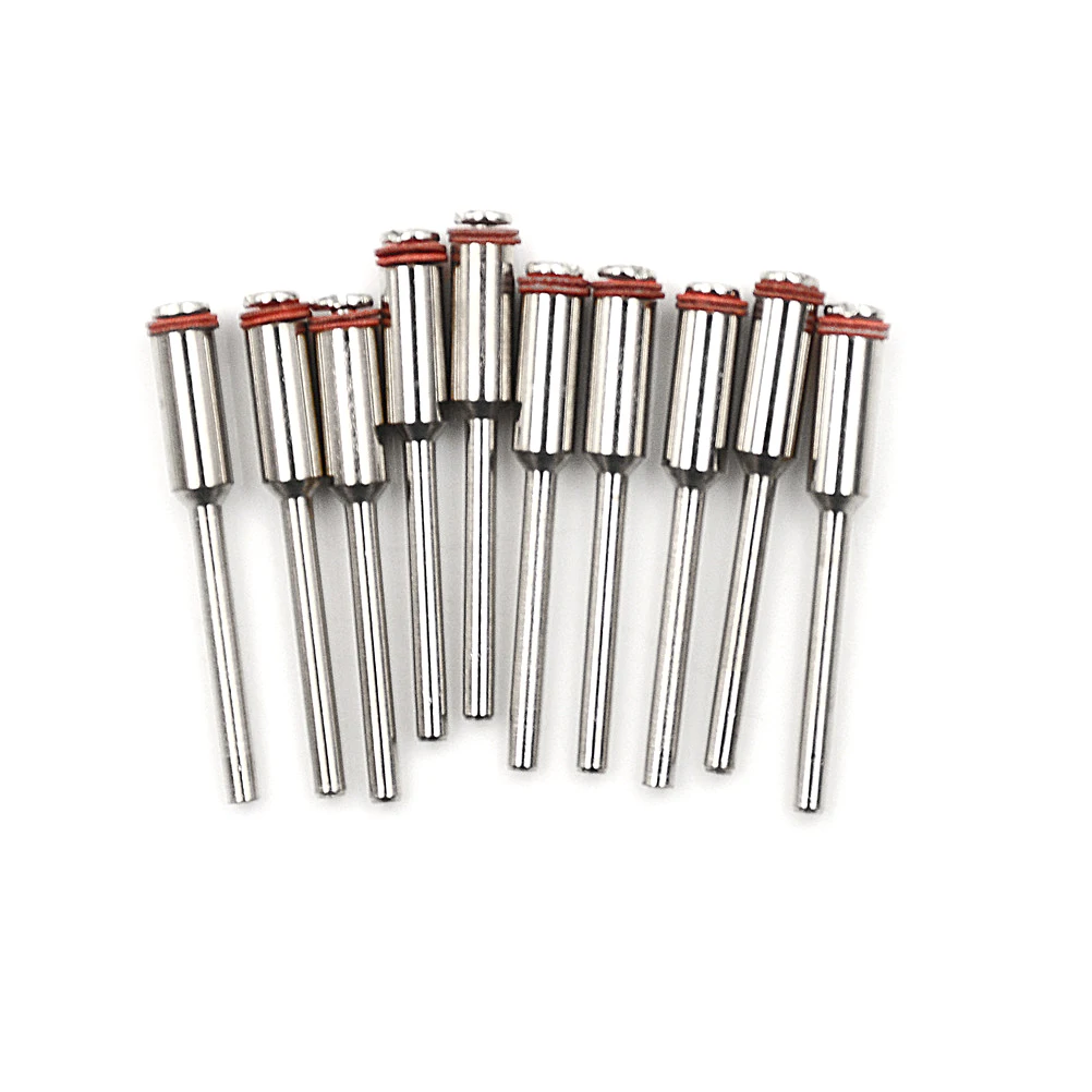 10Pc 3.175mm Miniature Clamping Connecting Lever Polishing Wheel Accessories Mandrel Cutting Wheel Holder for Rotary Tool