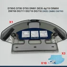 Резервуар для воды + 3 * ткань для швабры Для Ecovacs Deebot DT85G DT85 DT83 DM81 DE35 dg710 Запчасти для робота-пылесоса сменный резервуар для воды