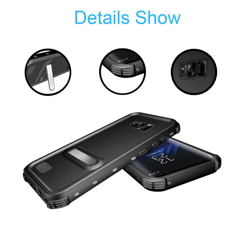Redpepper IP68 Waterproof Case With Stand for Samsung Galaxy S8 S9 S10 S20 Plus Note 9 10 Shockproof Phone Cover Cases | Мобильные