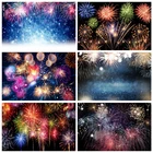 Фон для фотографий Laeacco, новый год, фейерверк, Блестящий Фон для празднования вечеринки, студийная фотография