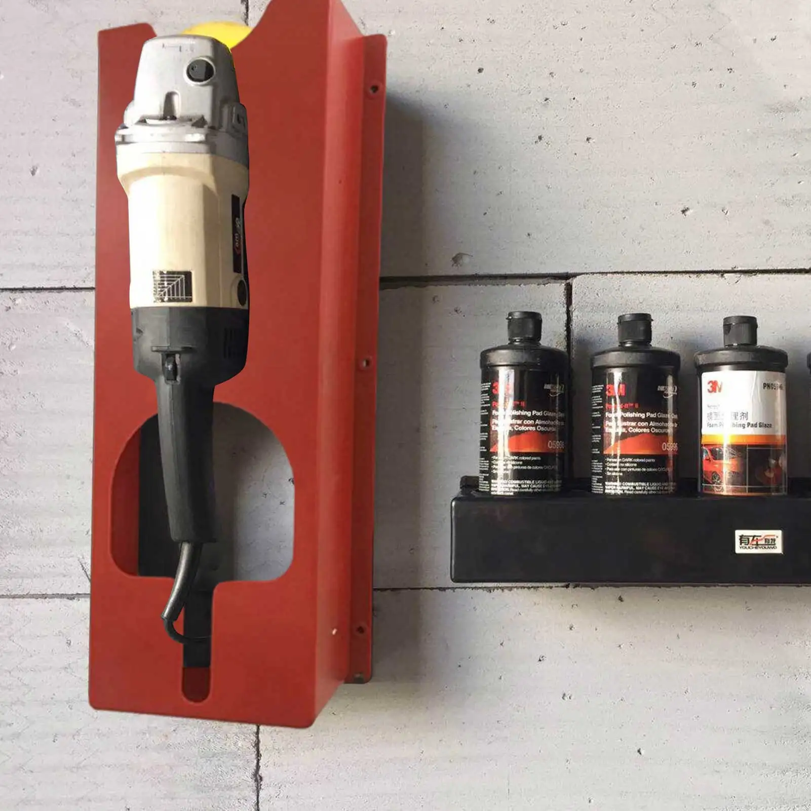 

Подвесная стойка для полировального станка, настенный держатель из АБС-пластика для полировки инструментов