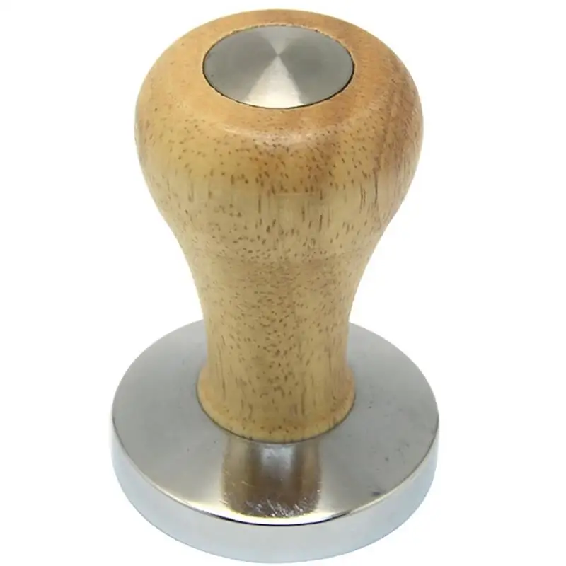 Кофе инструмент кофе трамбовщик портативный сверхмощный деревянной ручкой Es