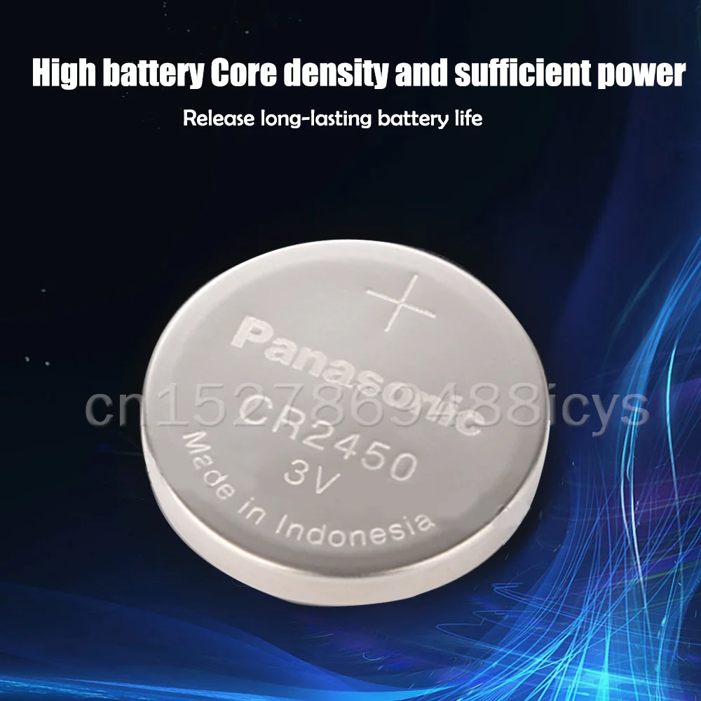 Батарейки кнопочные Panasonic CR2450 CR 2450 BR2450 KCR2450 5029LC LM2450 литиевая батарея 3 в для часов 5