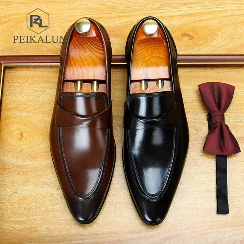 2021 летние официальные туфли мужские брендовые итальянские модные классические